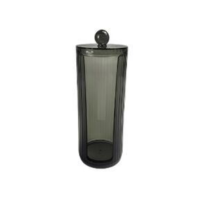 NEW Urban Home Green Cotton Pad Holder Canister with Lid